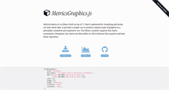 Desktop Screenshot of metricsgraphicsjs.org