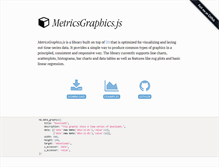 Tablet Screenshot of metricsgraphicsjs.org